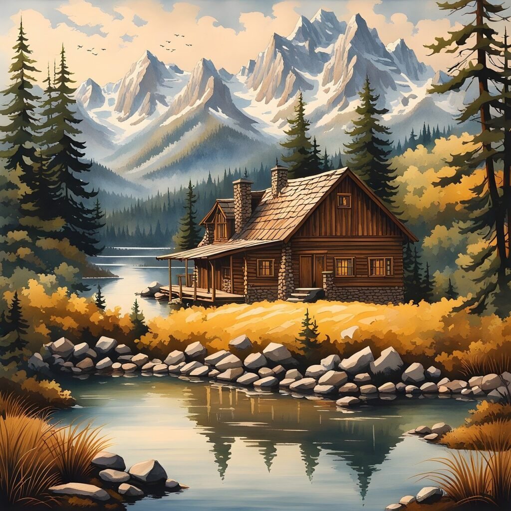 ai generated, cottage, cabin-8486466.jpg